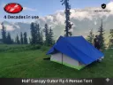 A SHAPE TENT with Half Canpoy Outer Fly
