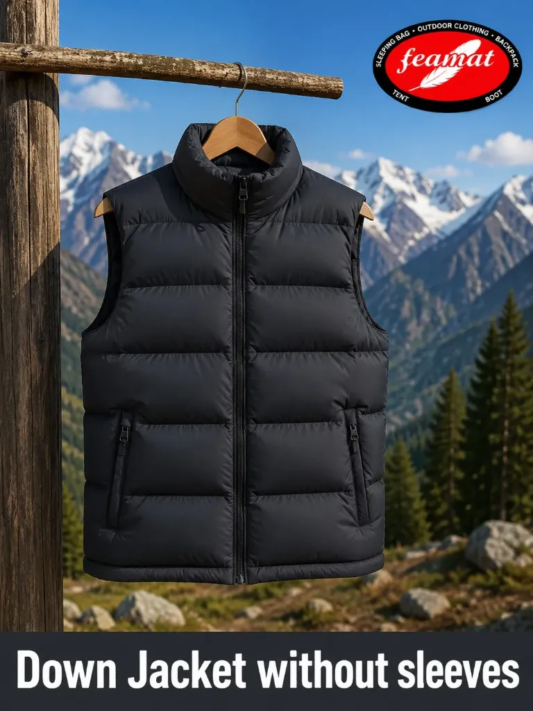 DOWN JACKET without sleeves (L)