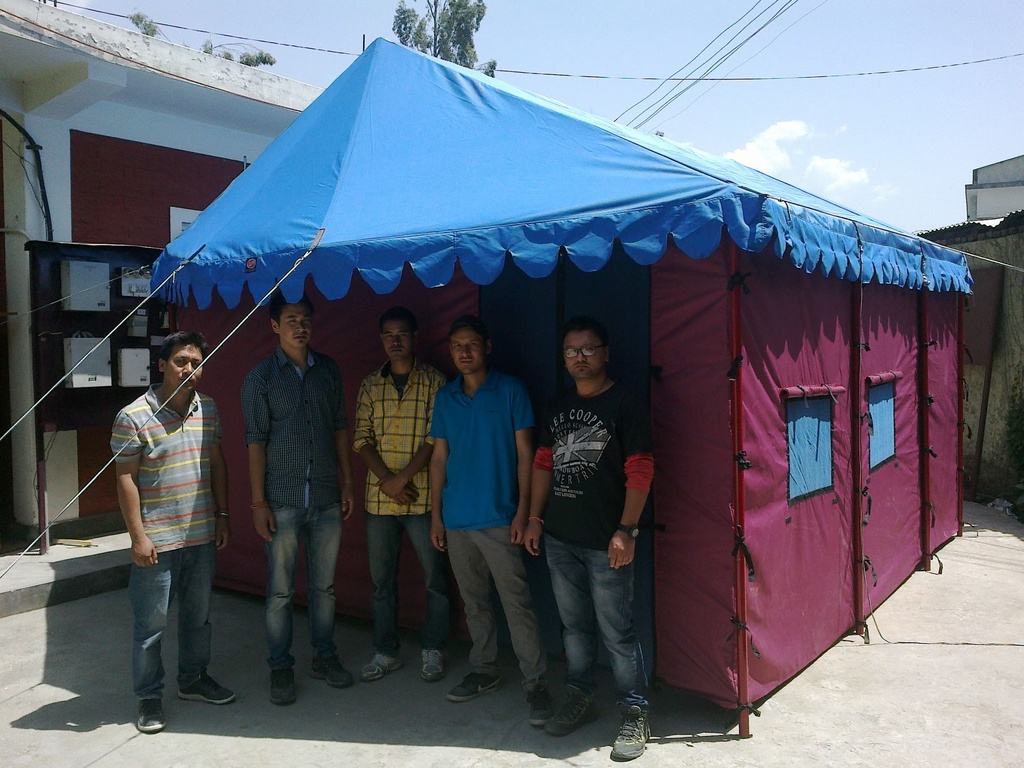 SHOULDARY DOUBLE FLY TENT 16'X16' (4.88mtr X 4.88mtr)